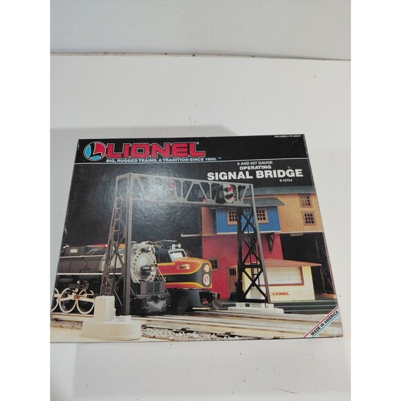 Lionel 6-12724 O Gauge Model Railroad Accessory Operating Signal Bridge w/Box - Picture 14 of 15